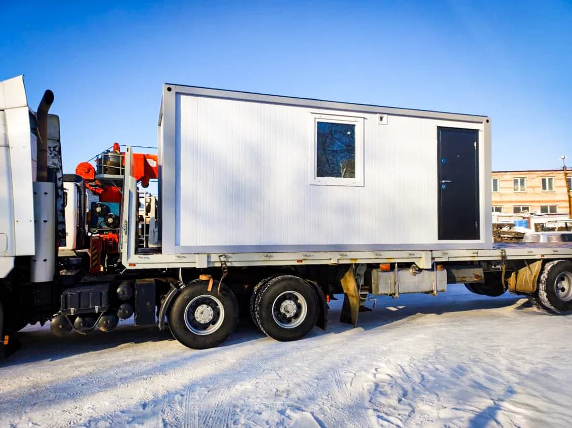 Доставка модульных зданий и бытовок в Хабаровске